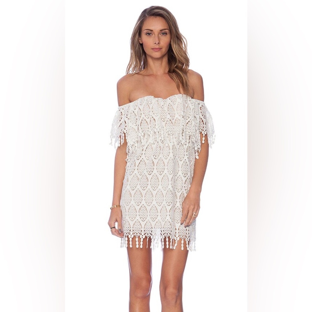 Stone Cold Fox - Lace “Iowa” Mini Dress - Size XS/S - Cream